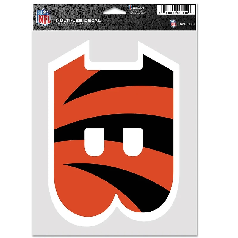 NFL Multi Use Decal 5X6.5 Logo Bengals