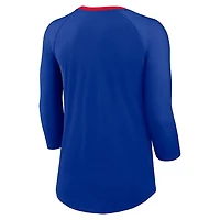NFL Ladies Raglan 3/4 Sleeve Shirt Arch Bills