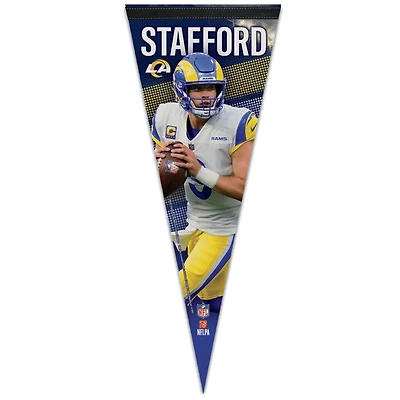 NFL Player Felt Pennant Matt Stafford Rams