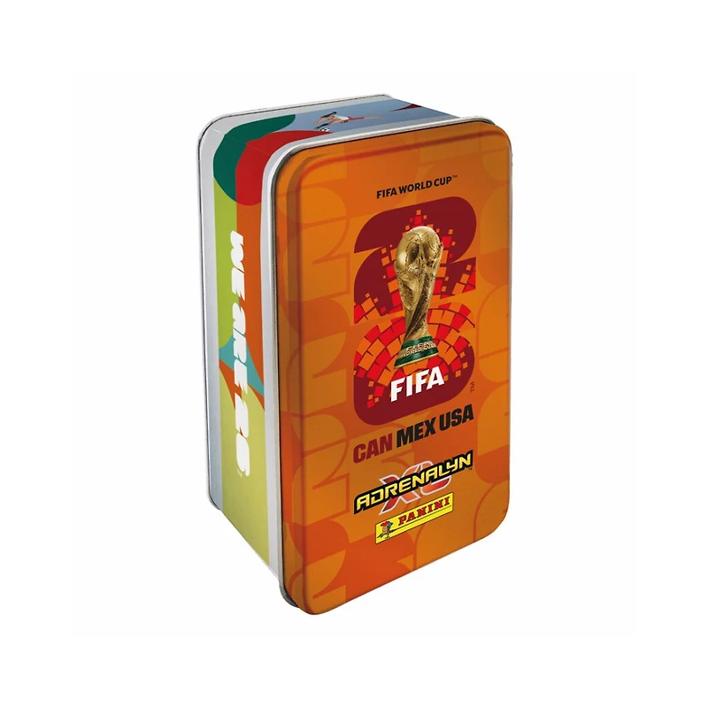 Panini Adrenalyn XL Trading CARDS FIFA World Cup 2026 MEGA TIN (66 + LE & GOLDEN BALLER)