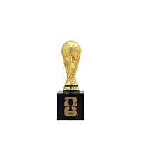 FIFA World Cup Replica Trophy 3D 70mm w/Pedestal
