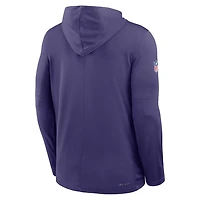 NFL Dri-FIT Long Sleeve Hoodie 2025 Sideline Pure Fury Ravens