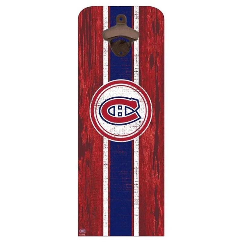 NHL Wall Mounted Bottle Opener Canadiens