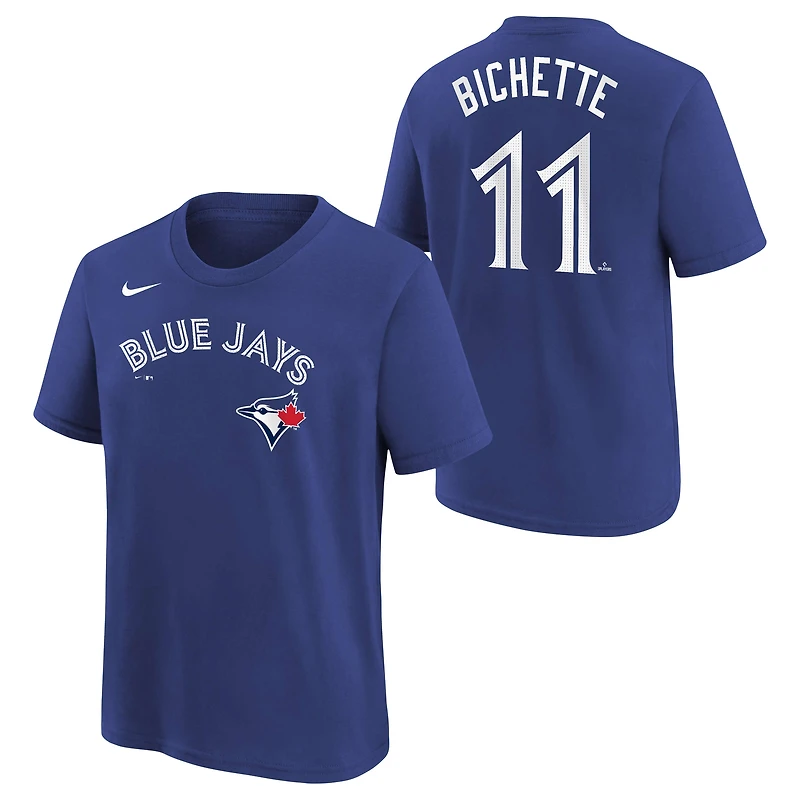 MLB Youth Player T-Shirt Name And Number Alt Rush Blue Bichette Jays