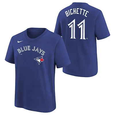 MLB Youth Player T-Shirt Name And Number Alt Rush Blue Bichette Jays