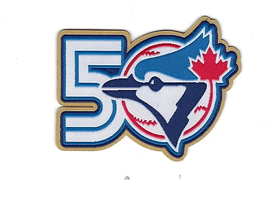 MLB Patch 50 Seasons Blue Jays
