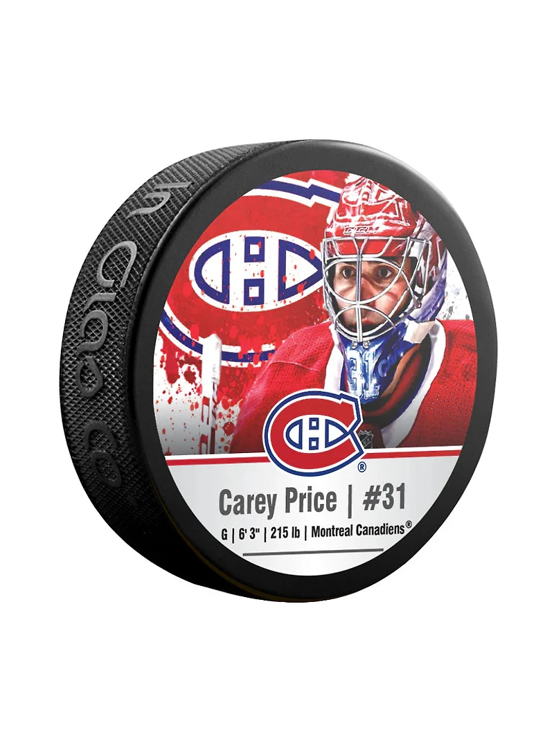 NHL Player Puck Stats Carey Price Canadiens