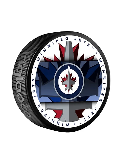 NHL Puck Souvenir Collector Medallion Jets