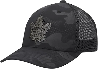 NHL Hat Camo Trucker Tonal Maple Leafs