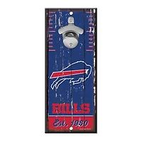 NFL Wooden Bottle Opener Sign Bills