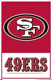 NFL Wall Poster Logo 49ers