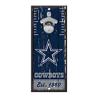NFL Wooden Bottle Opener Sign Cowboys