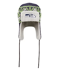 NFL Knit Hat Trapper D3 Seahawks