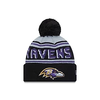 NFL Knit Hat Pom Wordmark Ravens