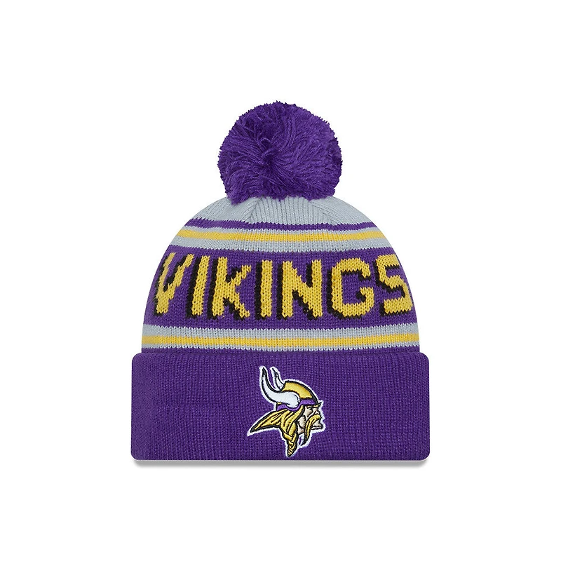 NFL Knit Hat Pom Wordmark Vikings
