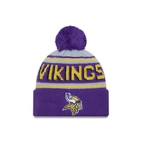 NFL Knit Hat Pom Wordmark Vikings