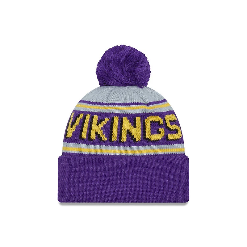 NFL Knit Hat Pom Wordmark Vikings