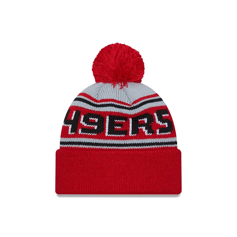 NFL Knit Hat Pom Wordmark 49ers
