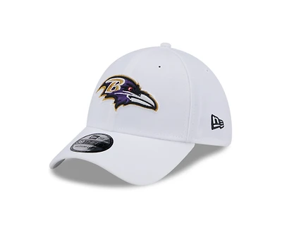 NFL Hat 3930 Team Classic Ravens (White)