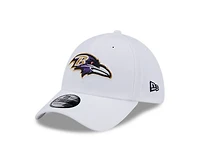 NFL Hat 3930 Team Classic Ravens (White)