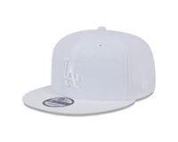 MLB Hat 950 Basic Snapback White on White Dodgers