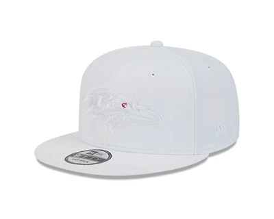 NFL Hat 950 Basic Snapback White on White Ravens
