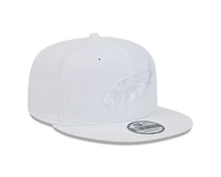 NFL Hat 950 Basic Snapback White on White Eagles