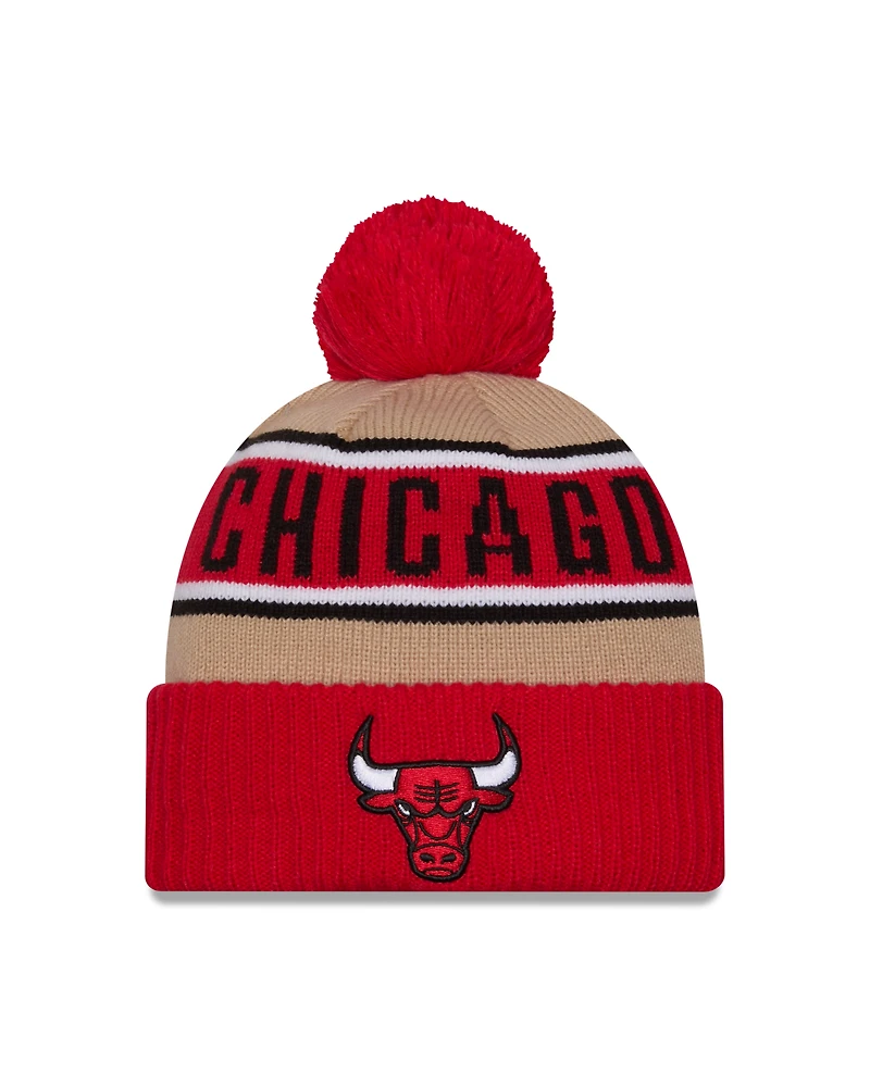 NBA Knit Hat Cuff Pom 2024 Draft Bulls