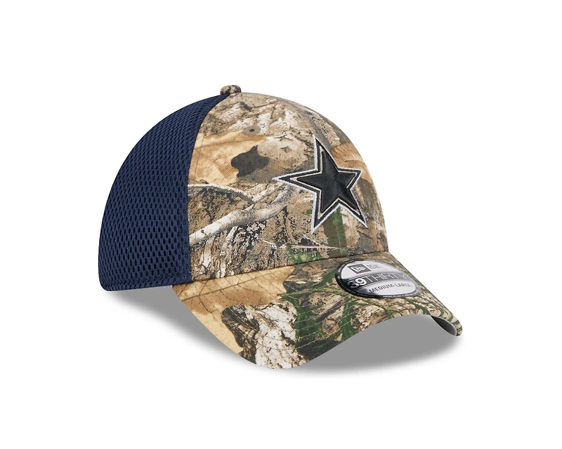 NFL Hat 3930 Realtree Camo Team Neo Cowboys