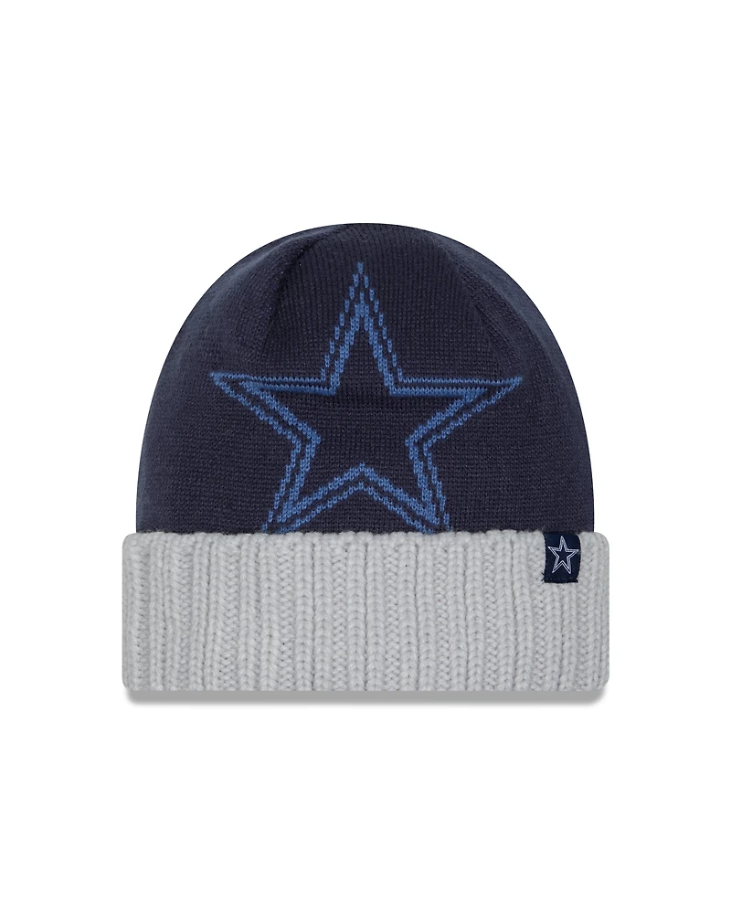 NFL Knit Hat Oversize Cuff Cowboys