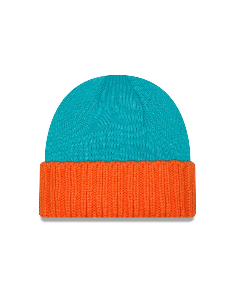 NFL Knit Hat Oversize Cuff Dolphins