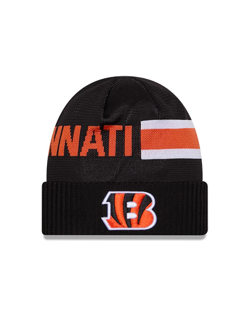 NFL Knit Hat 2024 Sideline Tech Bengals