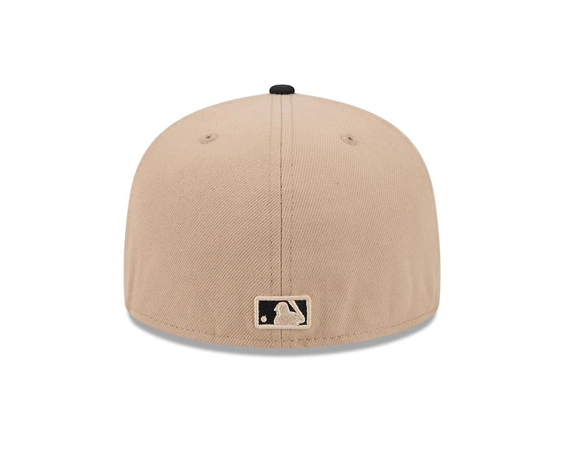 MLB Hat 5950 Cam Two Tone Beige Sox