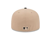 MLB Hat 5950 Cam Two Tone Beige Sox