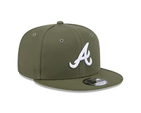 MLB Hat 950 Snapback Olive Green Braves