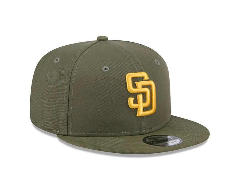 MLB Hat 950 Snapback Olive Green Padres