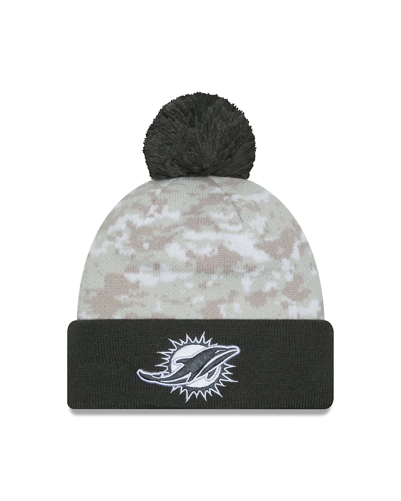 NFL Knit Hat Salute to Service 2024 Dolphins