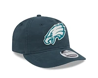 NFL Hat 950 Strapback Retro Crown Canvas Felt Logo Eagles