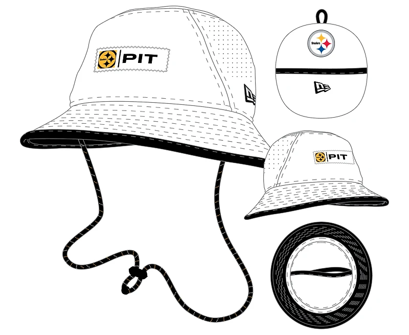 NFL Bucket Hat Packable Steelers