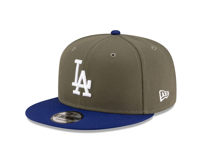 MLB Hat 950 Basic Snapback 2Tone Army Green Dodgers