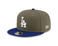 MLB Hat 950 Basic Snapback 2Tone Army Green Dodgers