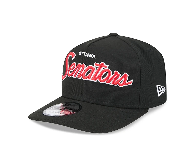 NHL Hat 950 Snapback A-Frame Script Senators