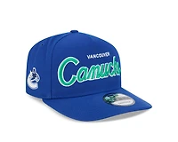 NHL Hat 950 Snapback A-Frame Script Canucks