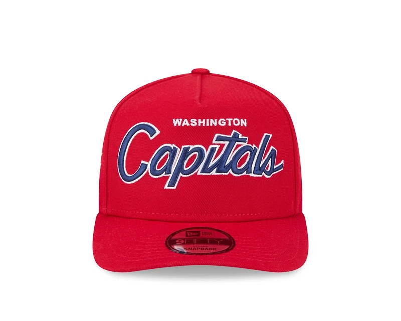 NHL Hat 950 Snapback A-Frame Script Capitals