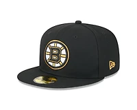 NHL Hat 5950 Poly Basic Bruins