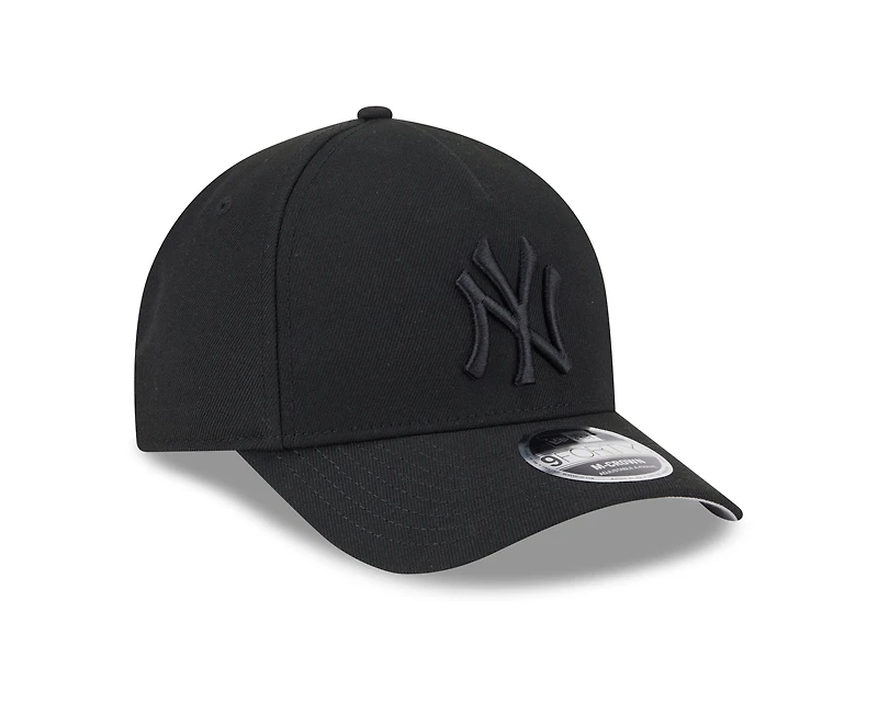 MLB Hat 940 Snapback A-Frame M-Crown Tonal Black Yankees