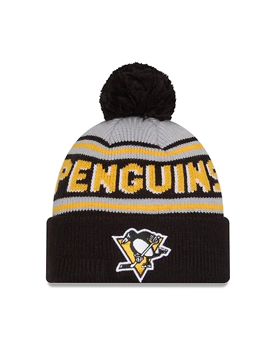 NHL Knit Hat Pom Wordmark Penguins