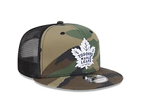 NHL Hat 950 Camo Trucker Snapback Maple Leafs