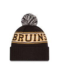 NHL Knit Hat Retro with Pom Bruins