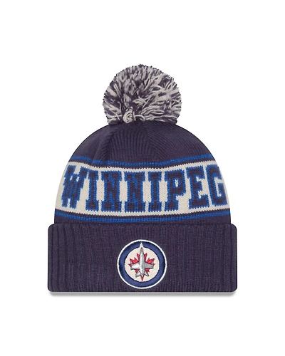 NHL Knit Hat Retro with Pom Jets